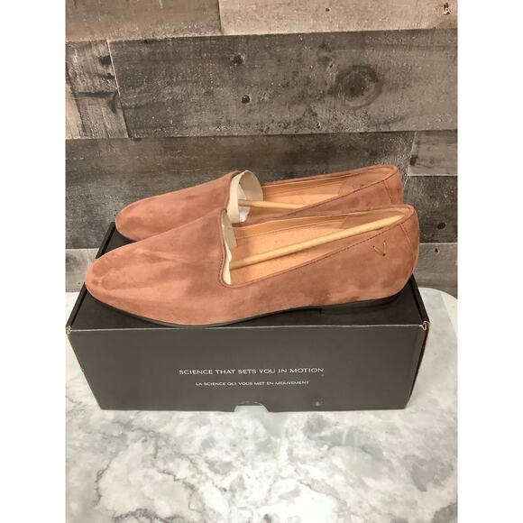 Vionic Women's 8.5M Brown Suede Willa II Slip On Loafers Comfort Casual LB7-3 - Picture 3 of 9